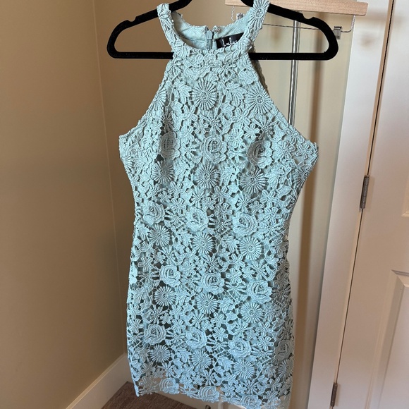 Lulus Love Poem Lace Mini Dress - Picture 1 of 3